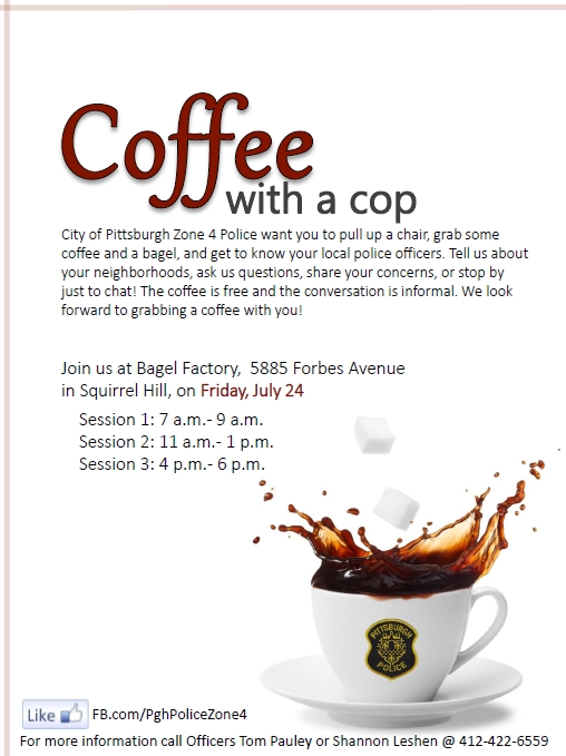 Coffee with a Cop, 24 July 2015