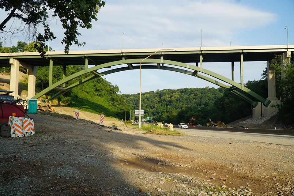 Greenfield Bridge progress as of 4 August 2017